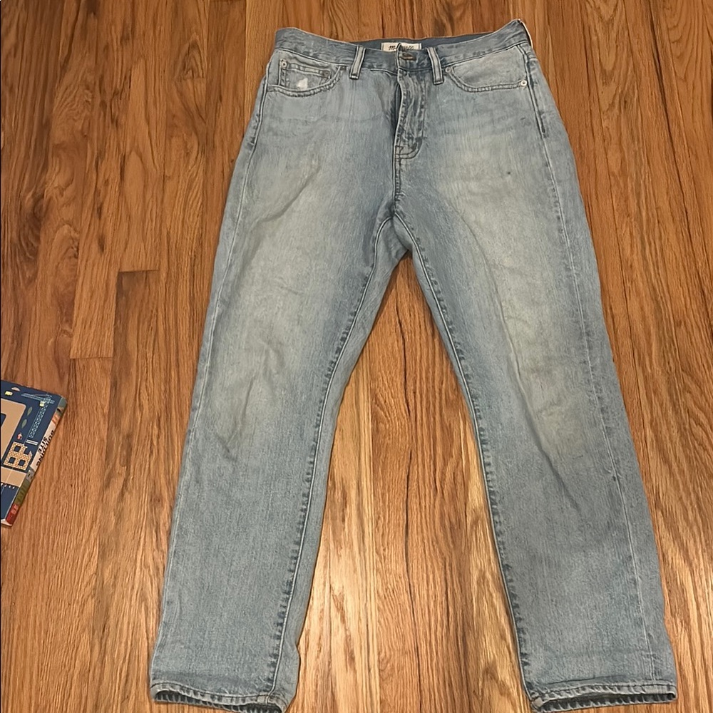 Madewell Light Blue Straight Leg Pants